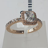 LADIES PANDORA MET RING - Ring Size J / 5 US